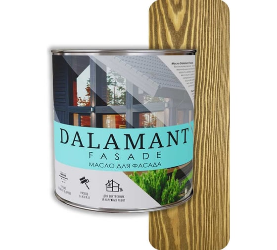 Изображение товара Масло для фасада Dalamant Fasade можжевельник, 2 л ДЛ-00001154
