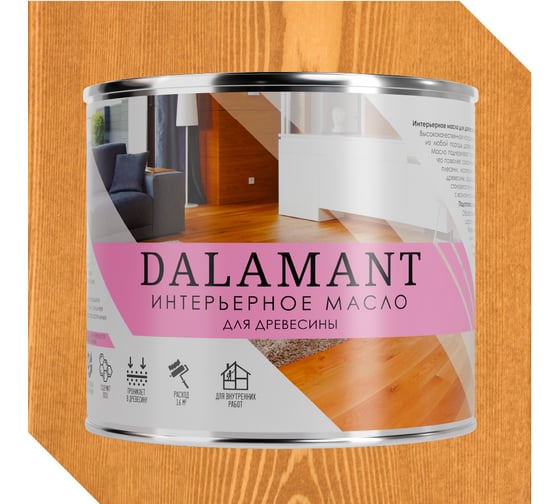 Изображение товара Масло интерьерное Dalamant Тик 2л ДЛ-00001118