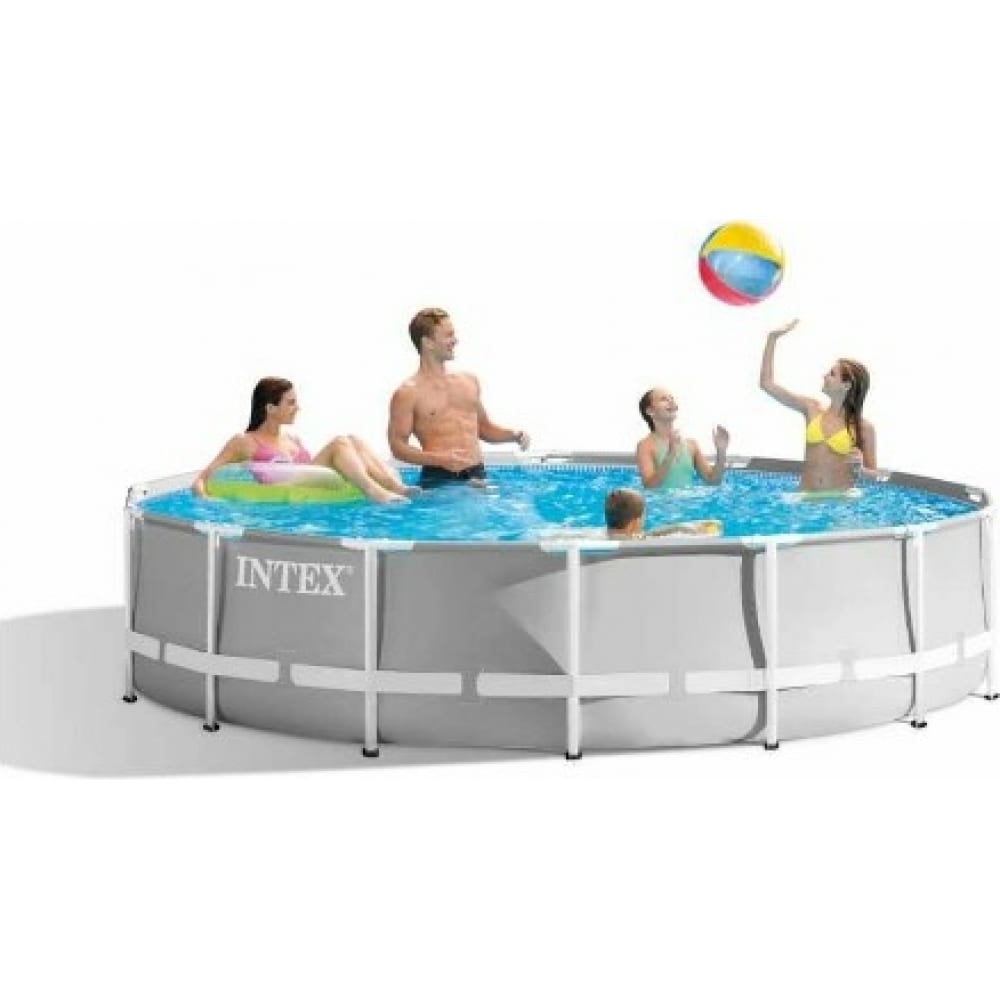 Каркасный бассейн INTEX каркасный прямоугольный бассейн intex 300х200х75 см