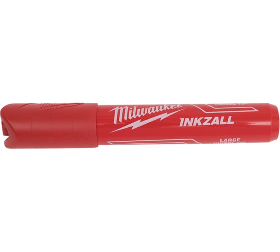 Изображение товара Большой красный маркер для стройплощадки Milwaukee INKZALL 4932471556