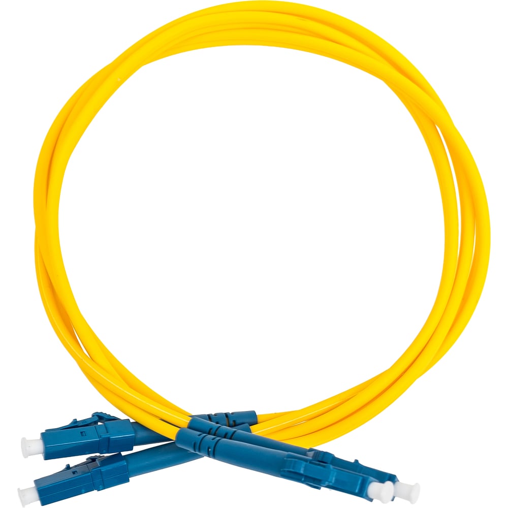 Изображение товара Оптический соединительный патч-корд (sm) REXANT 9/125 (os2), lc/upc-lc/upc, (duplex), lszh, 1м 50-2115