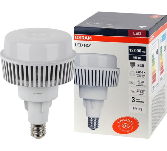 Изображение товара Светодиодная лампа Osram LED HQ 13000 105W/840230VACE404x1 4058075576698
