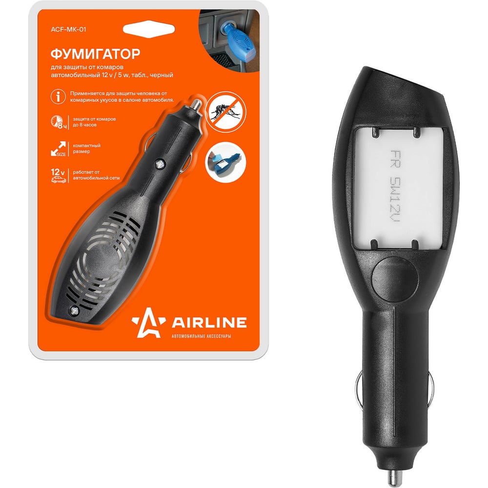 Изображение товара Автомобильный фумигатор Airline 12V/5W черный ACF-MK-01