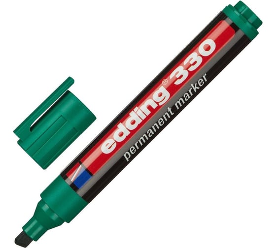 Изображение товара Перманентный маркер EDDING e-3304 зеленый, 1-5 мм, скошенный наконечник 48282