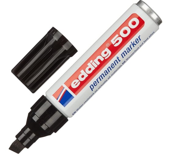 Изображение товара Перманентный маркер EDDING e-5001 черный, 2-7 мм, скошенный наконечник 57819