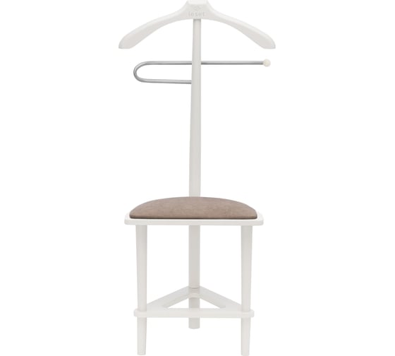 Изображение товара Вешалка со стулом Leset Атланта, белая 92386