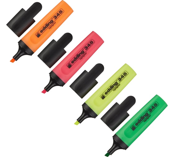 Изображение товара Набор текстовыделителей EDDING e-3454s 4 цвета, 1-5 мм 434192