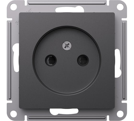 Изображение товара Механизм розетки Systeme Electric Atlasdesign розетка без заземления со шторками, 16а, ATN001449