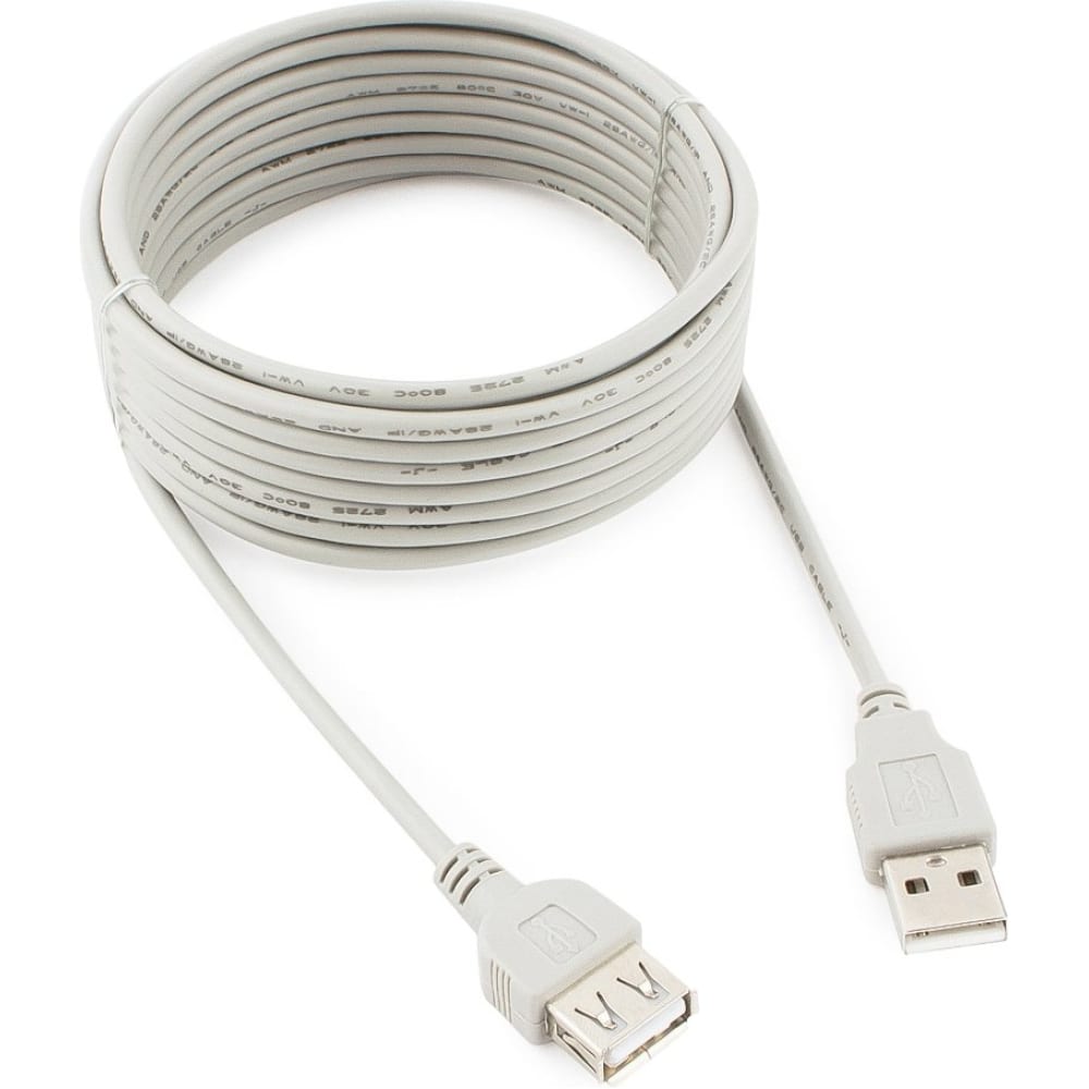 Кабель-удлинитель Gembird кабель gembird cablexpert cc musb2sr usb2 0 usb a microb серебр 1 0м