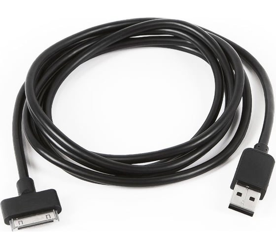 Изображение товара Кабель Gembird USB AM/Apple, для iPhone/iPod/iPad, 1м, черный, пакет CC-USB-AP1MB