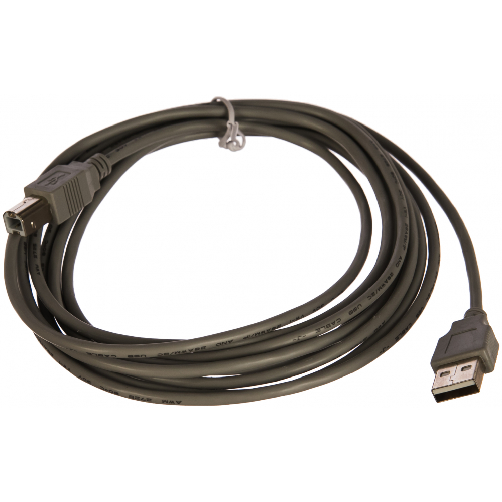 фото Кабель gembird usb 2.0, am/bm, 3.0м, пакет cc-usb2-ambm-10