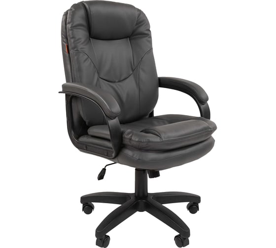 Изображение товара Офисное кресло CHAIRMAN 668 Россия экопремиум серый, черный пластик 00-07128004