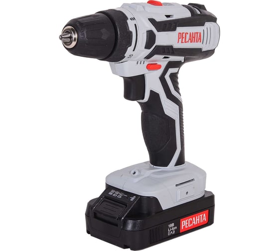 Изображение товара Аккумуляторная дрель-шуруповерт Ресанта ДА-18-2ЛК 75/14/5