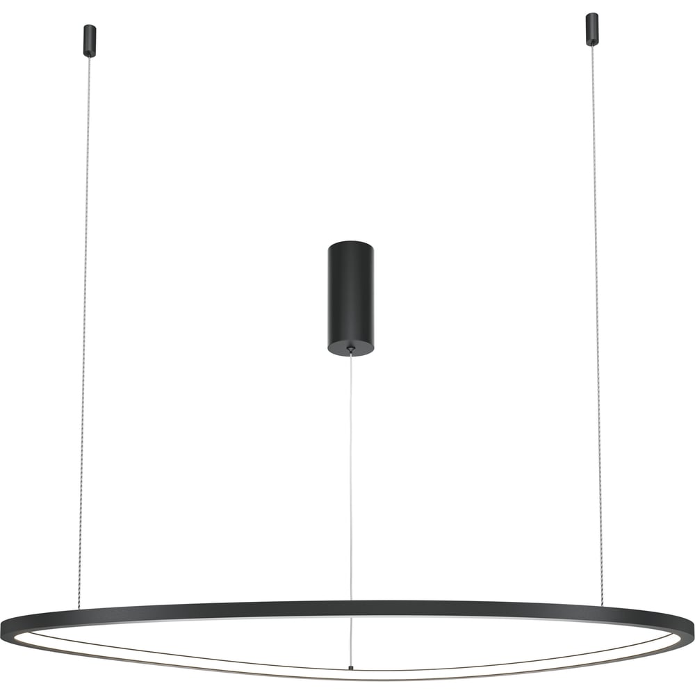 Изображение товара Подвесной светильник MAYTONI Glint LED 36W современный дизайн матовый алюминий черный