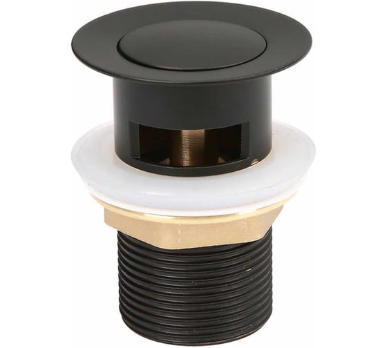 Изображение товара Выпуск для умывальника IDDIS Slide черный SLIB000i88