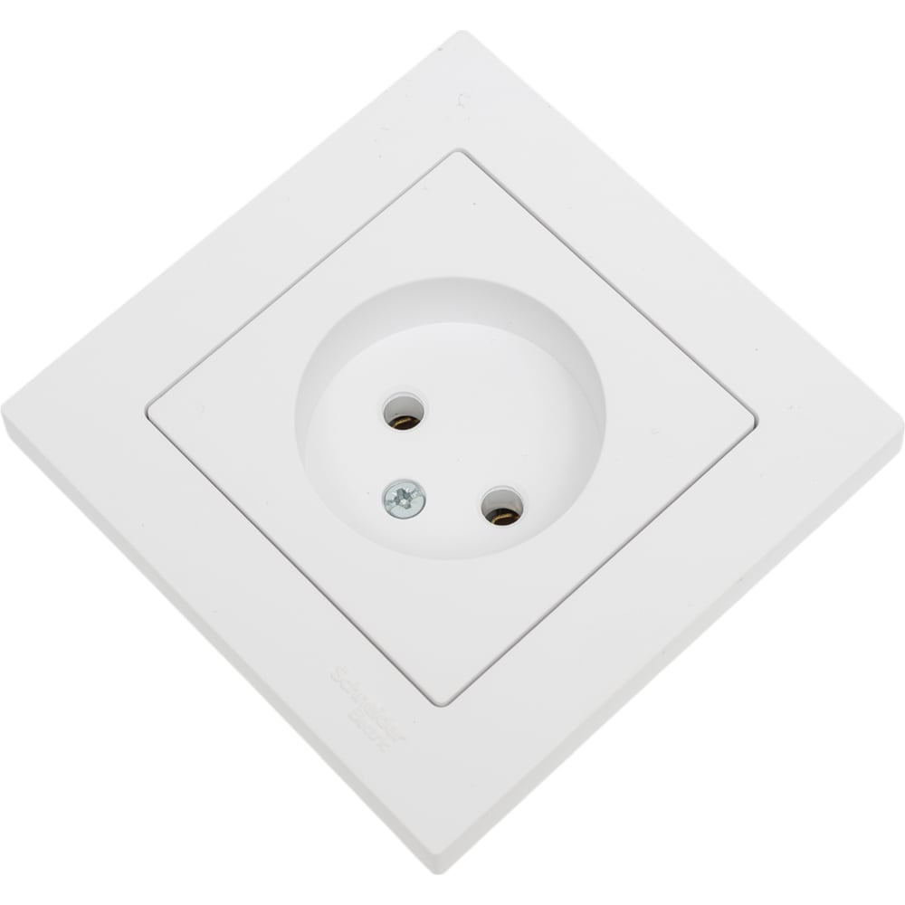 Изображение товара Розетка Systeme Electric Atlasdesign лотос без заземления 16А