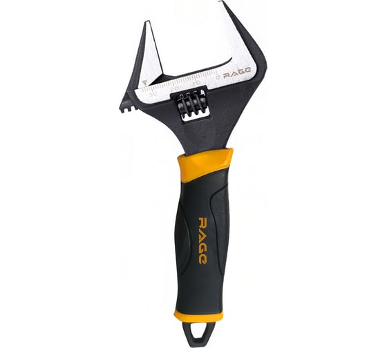 Изображение товара Ключ разводной с тонкими губками и широким зевом RAGE By VIRA раскрытие зева до 34 мм ключ 150 мм 311101