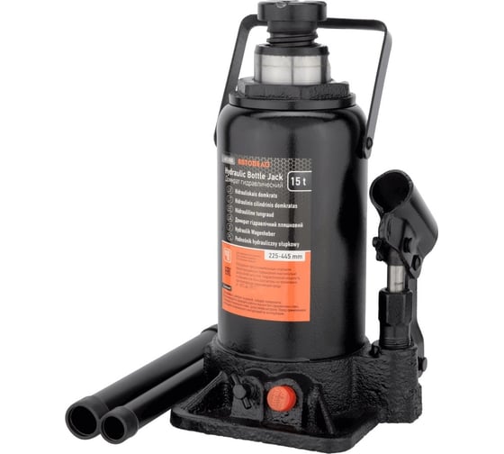 Изображение товара Гидравлический домкрат АвтоDело 15 т 225-445 мм 43160 10128