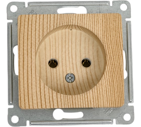 Изображение товара Механизм розетки Systeme Electric Glossa сосна без заземления, 16а, GSL001541
