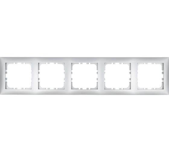 Изображение товара 5-постовая рамка LK Studio серебристый металлик 864503-1