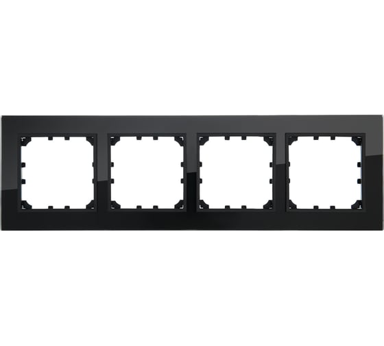 Изображение товара 4-постовая рамка LK Studio из натурального темного стекла 864410-1