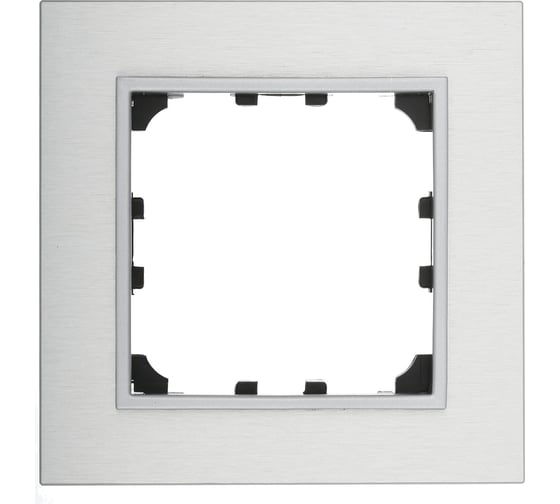 Изображение товара 1-постовая рамка LK Studio из натурального анодированного алюминия 864123-1