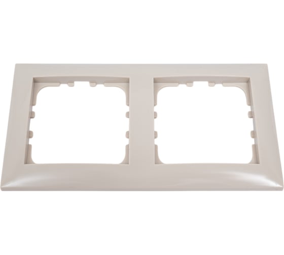 Изображение товара 2-постовая рамка LK Studio бежевый 864201-1