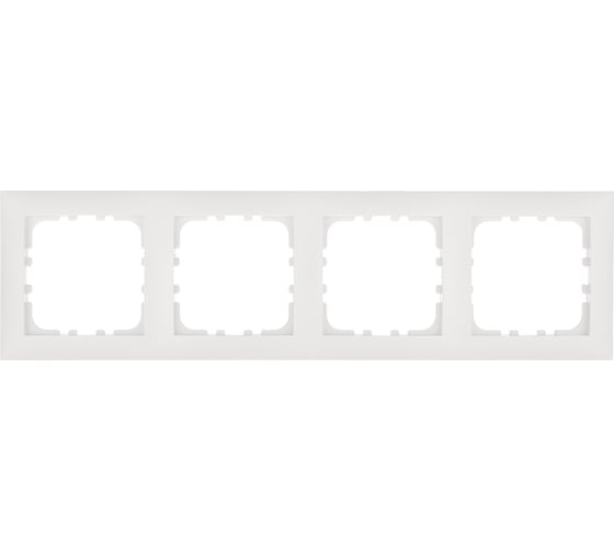 Изображение товара 4-постовая рамка LK Studio белый 864404-1