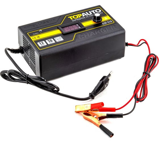Изображение товара Автоматическое зарядное устройство 10А TOPAUTO ТОП АВТО АЗУ-510