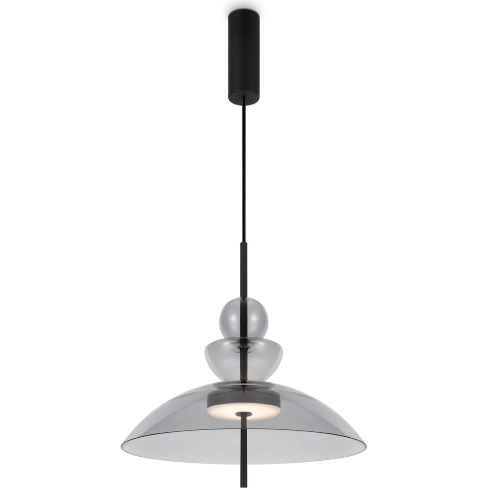 Изображение товара Подвесной светильник MAYTONI Bangkok LED 12W современный дизайн черный стекло