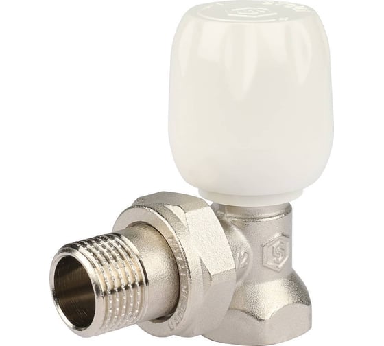 Изображение товара Ручной терморегулирующий угловой клапан STOUT 1/2 SVRs 1152 000015 RG008S6N7C9DS9