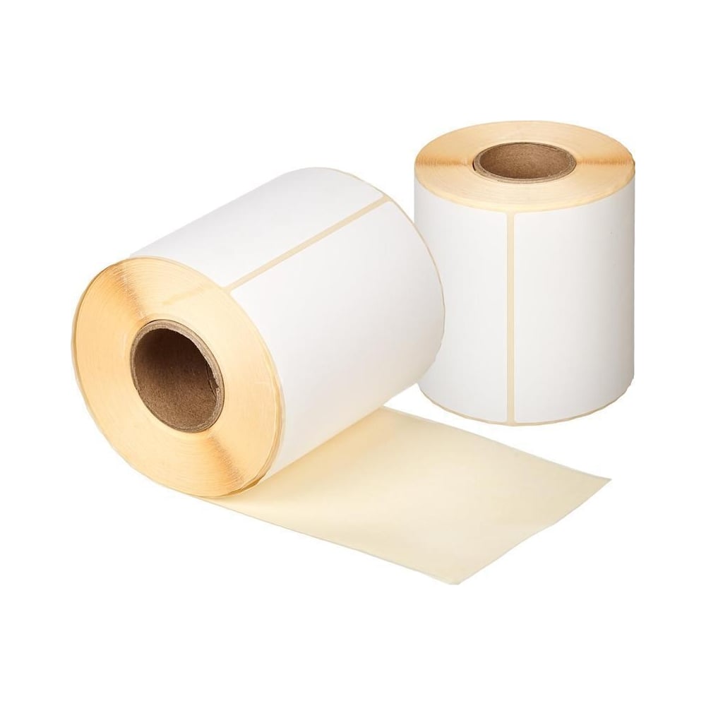 Изображение товара Термотрансферные этикетки Комус ПГЛ 75x120 мм, 250 шт. в рулоне