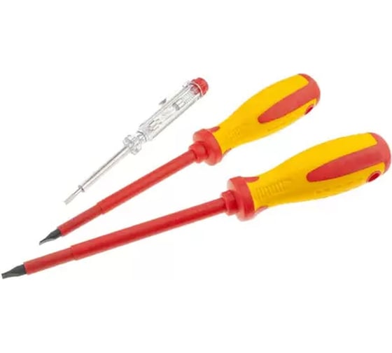 Изображение товара Набор диэлектрических отверток Strong стп-918 3 предмета стп-91800003