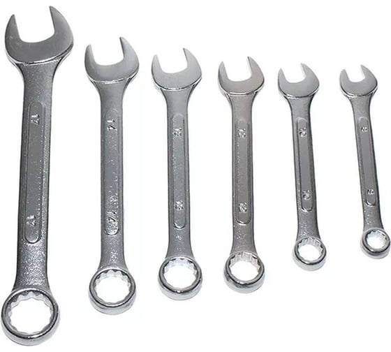 Изображение товара Набор комбинированных ключей Strong стп-967 8, 10, 12, 13, 14, 17, 6 шт. стп-96706817