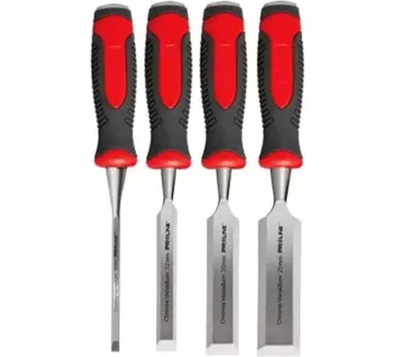 Изображение товара Набор стамесок по дереву Strong сту-213 4 предмета, 6, 12, 20, 25 мм сту-21306025