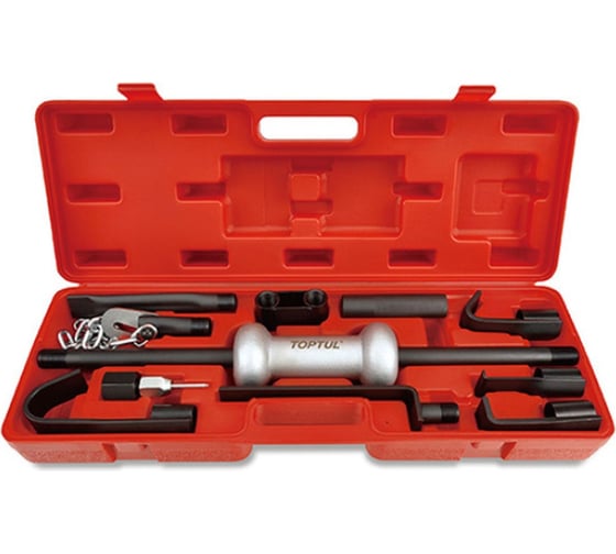 Изображение товара Обратный молоток для кузовных работ TOPTUL с комплектом насадок JGAI1202