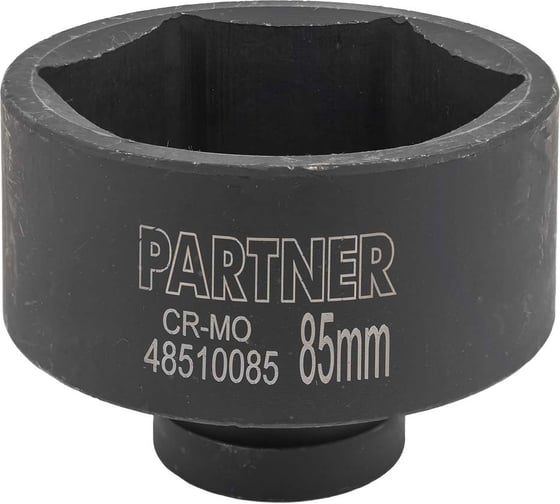 Изображение товара Головка ударная глубокая 6-гранная 85 мм, 1"DR Partner PA-48510085(13113)