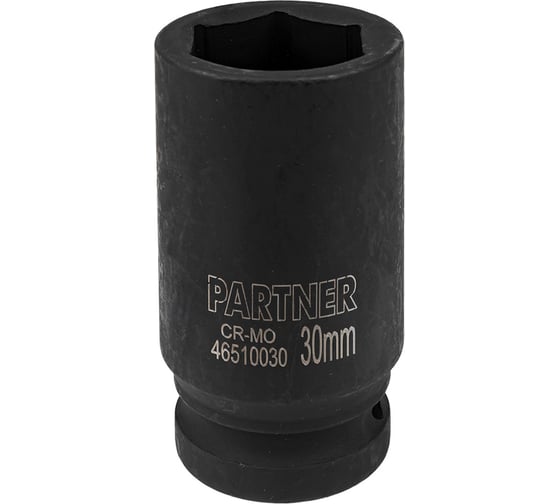 Изображение товара Головка ударная глубокая 6-гранная 30 мм, 3/4"DR Partner PA-46510030(13024)