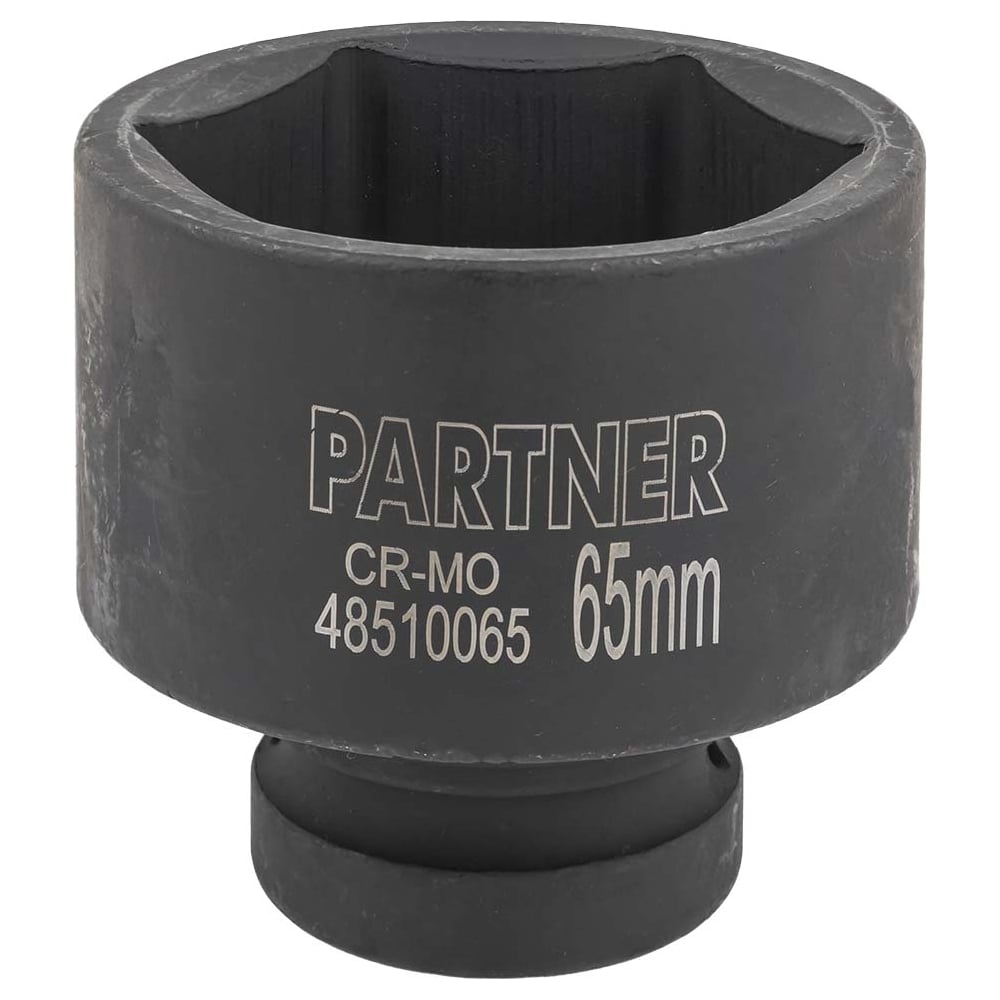 Изображение товара Головка ударная глубокая 6-гранная 65 мм 1 дюйм CrMo Partner PA-48510065