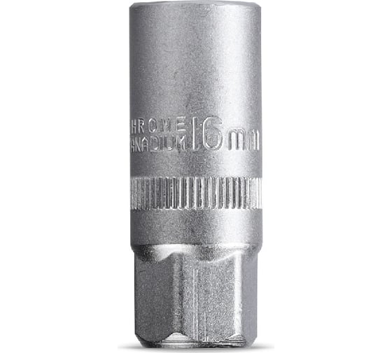 Изображение товара Свечной ключ Smartbuy 16 мм, под квадрат 3/8", cr-v, tools SBT-SWSP-16-38