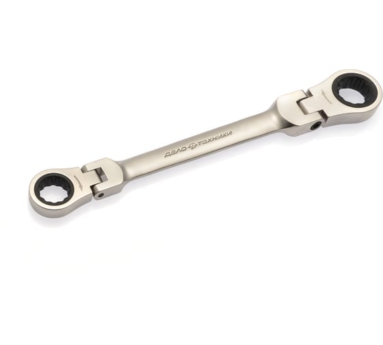 Изображение товара Трещоточный шарнирный двусторонний ключ Дело Техники 17х19 мм 515819