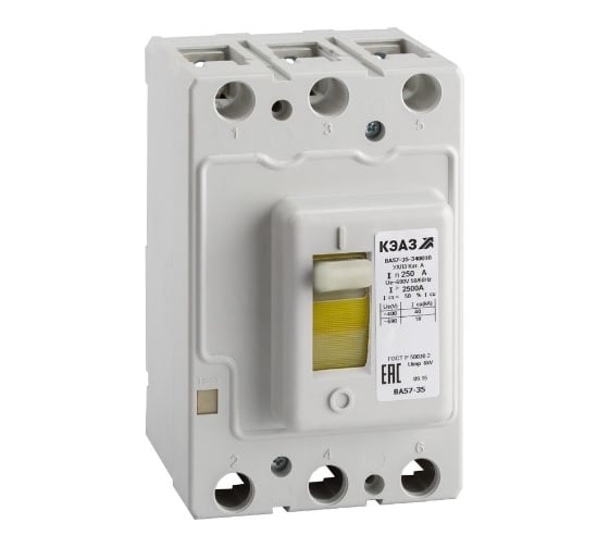 Изображение товара Автоматический выключатель КЭАЗ ВА57-35-340010-160А-2000-690AC-УХЛ3- 108592