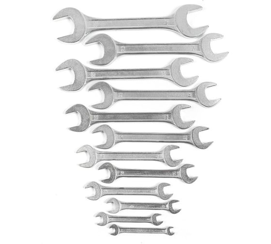 Изображение товара Набор рожковых ключей Политех CS хромированные, 6-32 мм, 12 шт. 2731310