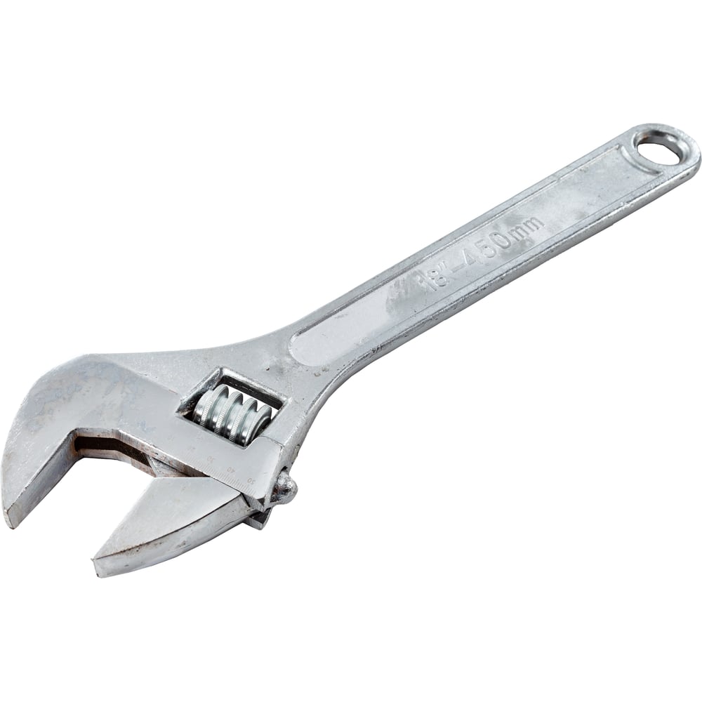 Изображение товара Разводной ключ Политех хромированный 18 дюймов 450 мм