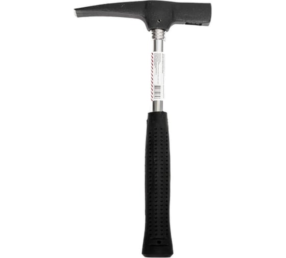 Изображение товара Молоток каменщика Политех 600 г, кованый, металлическая прорезиненная рукоятка 2534263