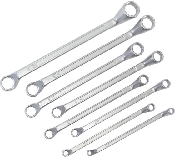 Изображение товара Набор накидных ключей Политех CS хромированные, 6-22 мм, 8 шт. 2737308