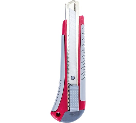 Изображение товара Нож Политех "Мастер Плюс" 18 мм, обрезиненный корпус с направляющей ПQ 9004104