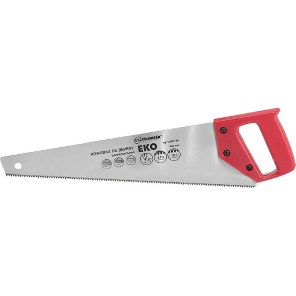 Изображение товара Ножовка по дереву Политех Eko 400 мм 2D для точных распилов