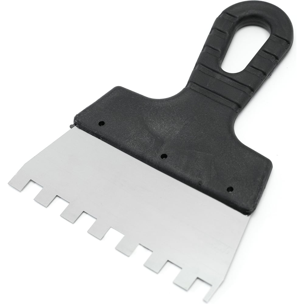 Изображение товара Шпатель Политех Lux нержавеющая сталь 150 мм с зубцами 10x10