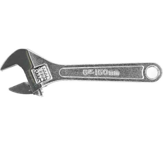 Изображение товара Разводной ключ Политех хромированный, 6", 150 мм 2775015